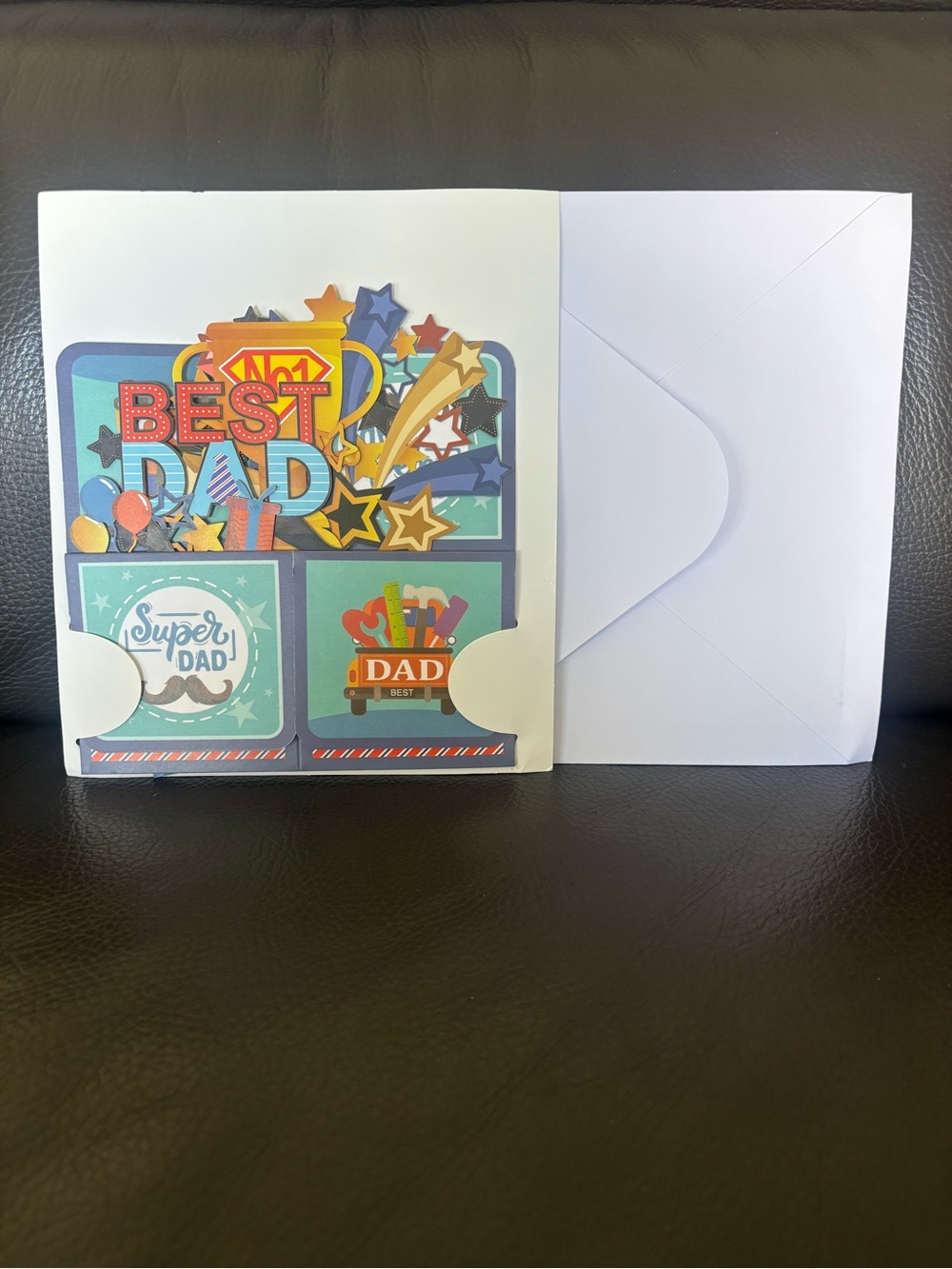 “Best Dad" Father’s Day Pop Up Card - Picture 4 of 8
